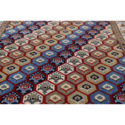 Kazak 3' 2" X 5' 1" Wool Hand Knotted Rug