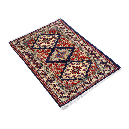 Kazak 2' 0" X 2' 11" Wool Hand Knotted Rug