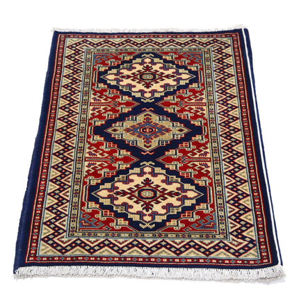 Kazak 2' 0" X 2' 11" Wool Hand Knotted Rug