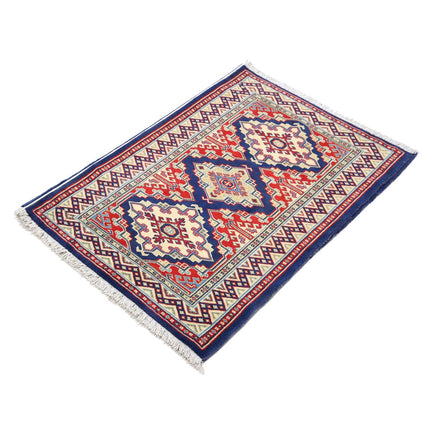 Kazak 2' 2" X 3' 0" Wool Hand Knotted Rug