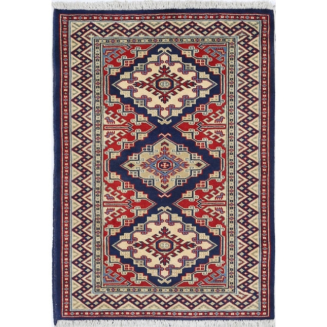 Kazak Wool Hand Knotted Rug IVA0001846 - Natalia Rugs