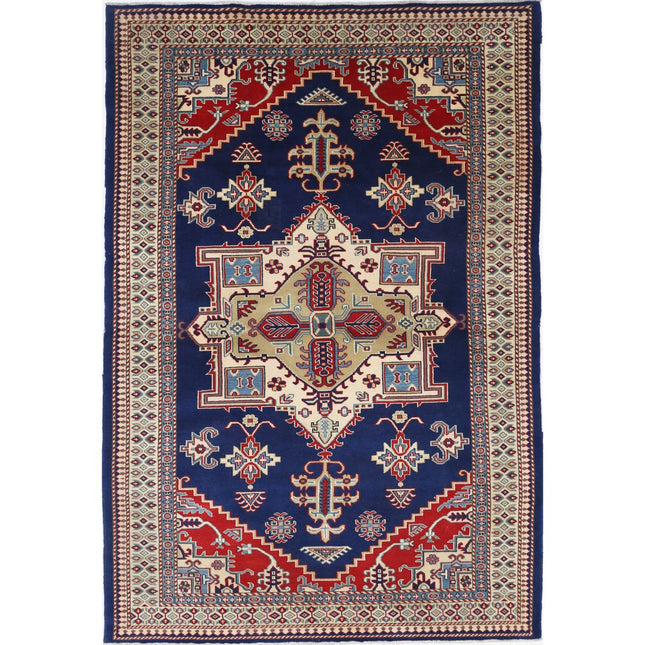 Kazak Wool Hand Knotted Rug IVA0001848 - Natalia Rugs