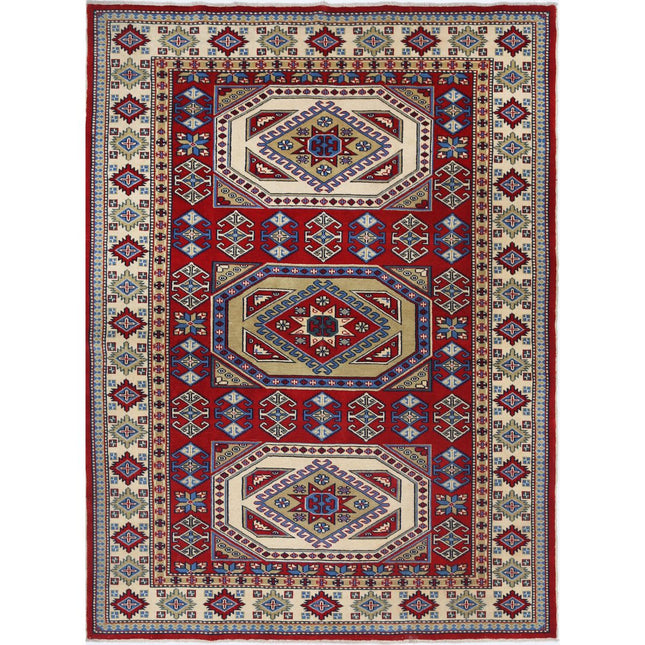 Kazak Wool Hand Knotted Rug IVA0001849 - Natalia Rugs