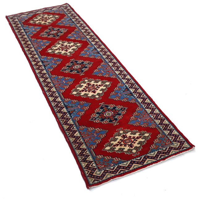 Kazak 2' 0" X 6' 4" Wool Hand Knotted Rug