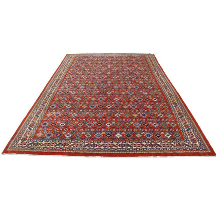 Kazak 7' 5" X 10' 1" Wool Hand Knotted Rug