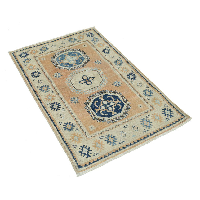 Kazak 2' 8" X 4' 1" Wool Hand Knotted Rug