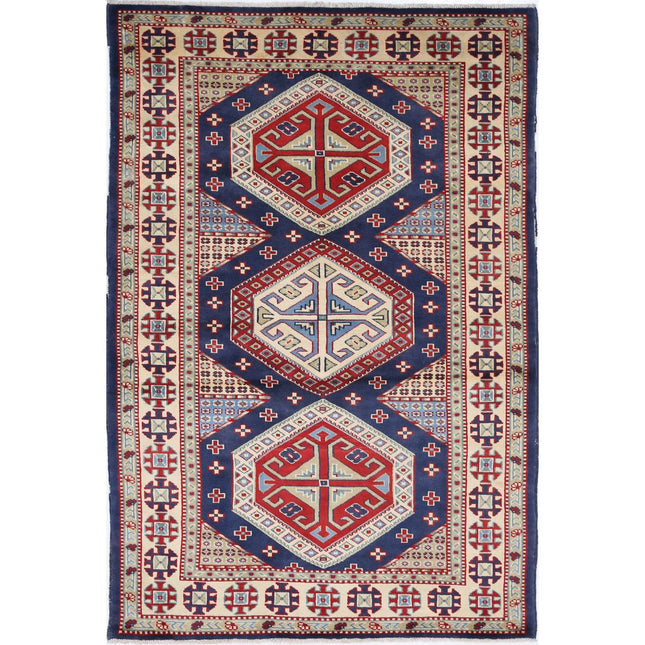 Kazak Wool Hand Knotted Rug IVA0002516 - Natalia Rugs