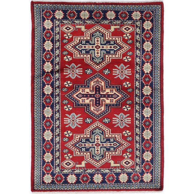 Kazak Wool Hand Knotted Rug IVA0002520 - Natalia Rugs