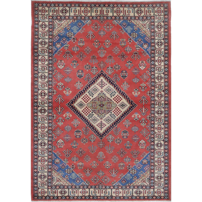 Kazak Wool Hand Knotted Rug IVA0002527 - Natalia Rugs