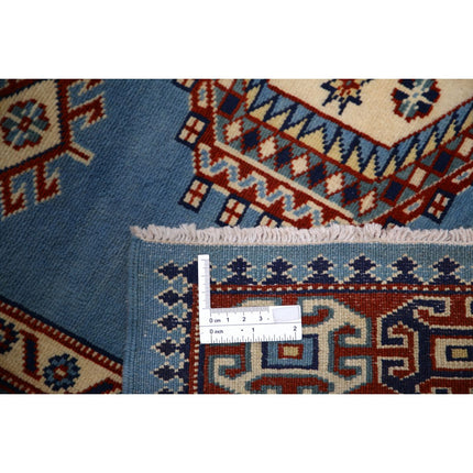 Kazak 3' 2" X 4' 9" Wool Hand Knotted Rug