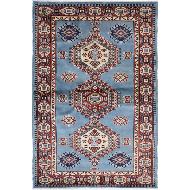 Kazak Wool Hand Knotted Rug IVA0002529 - Natalia Rugs