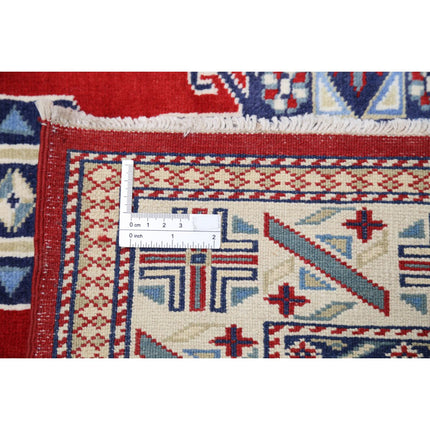 Kazak 3' 2" X 5' 1" Wool Hand Knotted Rug