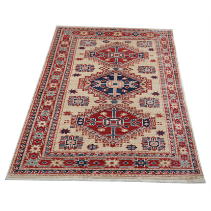 Kazak 2' 3" X 4' 0" Wool Hand Knotted Rug