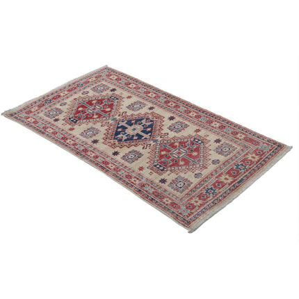 Kazak 2' 3" X 4' 0" Wool Hand Knotted Rug