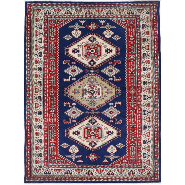 Kazak Wool Hand Knotted Rug IVA0005563 - Natalia Rugs