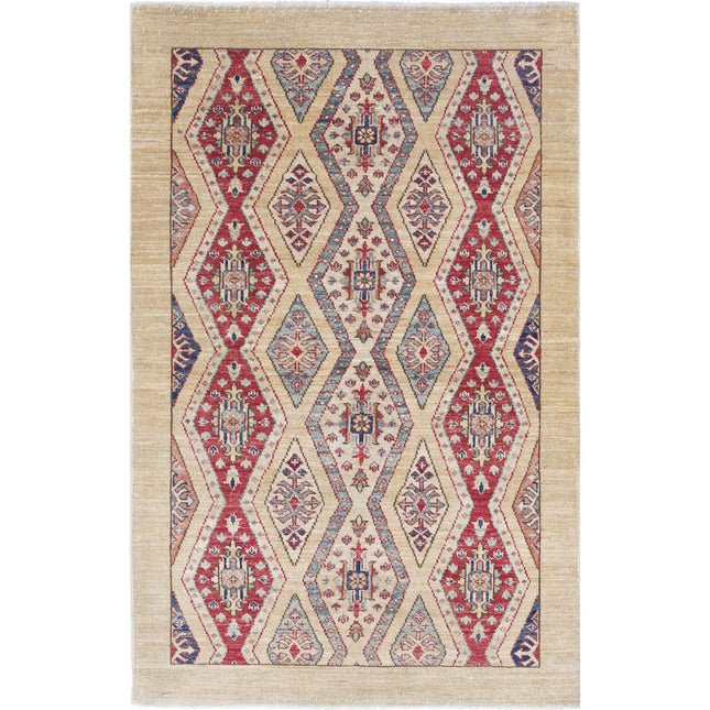 Kazak Wool Hand Knotted Rug IVA0006462 - Natalia Rugs