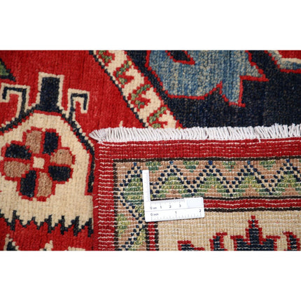 Kazak 6' 6" X 9' 6" Wool Hand Knotted Rug