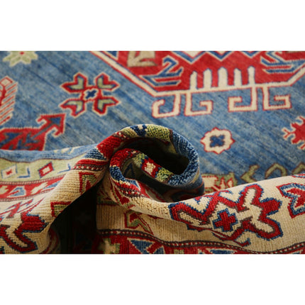 Kazak 7' 6" X 9' 9" Wool Hand Knotted Rug