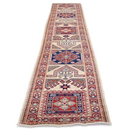 Kazak 2' 11" X 13' 9" Wool Hand Knotted Rug