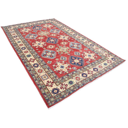 Kazak 6' 7" X 9' 11" Wool Hand Knotted Rug