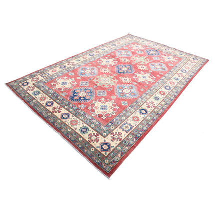 Kazak 6' 7" X 9' 11" Wool Hand Knotted Rug