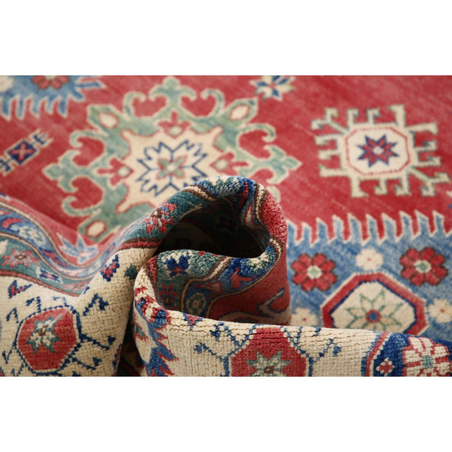 Kazak 6' 7" X 9' 11" Wool Hand Knotted Rug