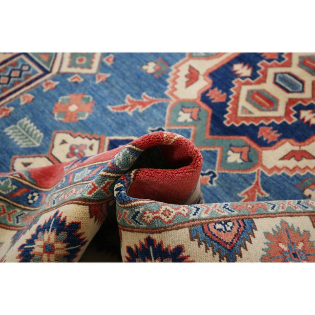 Kazak 6' 6" X 9' 7" Wool Hand Knotted Rug