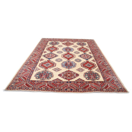 Kazak 7' 10" X 9' 8" Wool Hand Knotted Rug