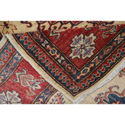 Kazak 4' 1" X 5' 9" Wool Hand Knotted Rug