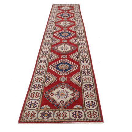 Kazak 2' 8" X 13' 0" Wool Hand Knotted Rug