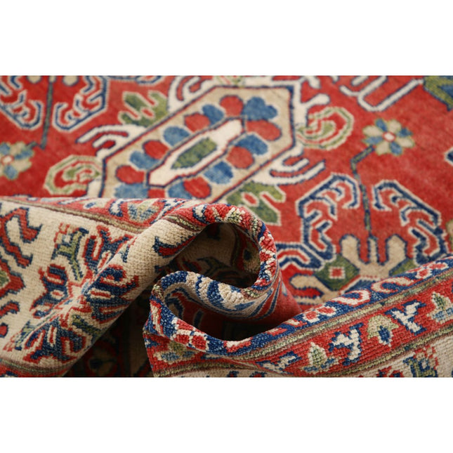 Kazak 7' 8" X 9' 10" Wool Hand Knotted Rug