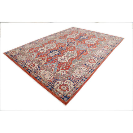 Kazak 8' 11" X 12' 3" Wool Hand Knotted Rug