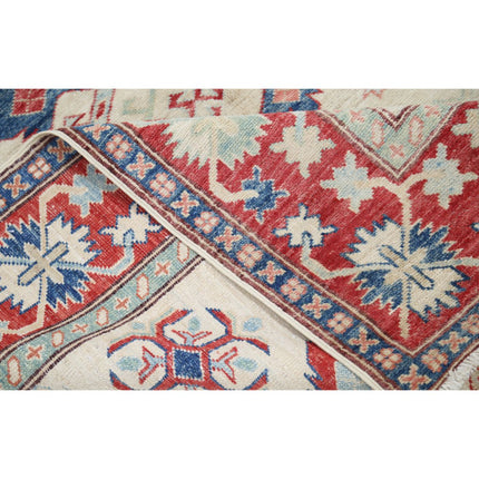 Kazak 4' 6" X 6' 10" Wool Hand Knotted Rug