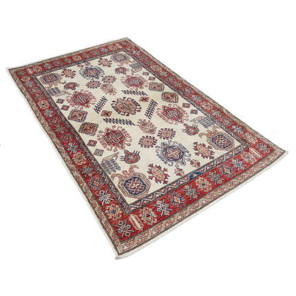 Kazak 3' 11" X 6' 5" Wool Hand Knotted Rug