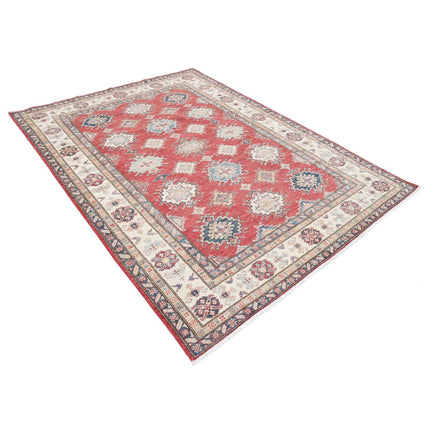 Kazak 5' 11" X 8' 0" Wool Hand Knotted Rug