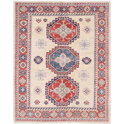 Kazak Wool Hand Knotted Rug IVA0031407 - Natalia Rugs