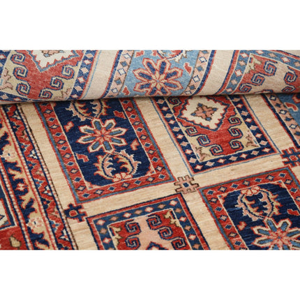 Kazak 6' 6" X 8' 0" Wool Hand Knotted Rug