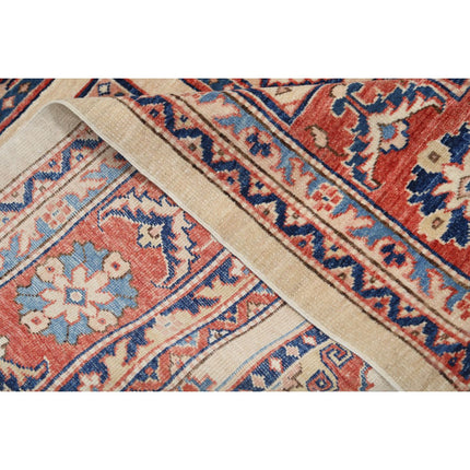 Kazak 6' 6" X 8' 0" Wool Hand Knotted Rug