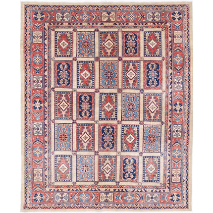 Kazak Wool Hand Knotted Rug IVA0031409 - Natalia Rugs