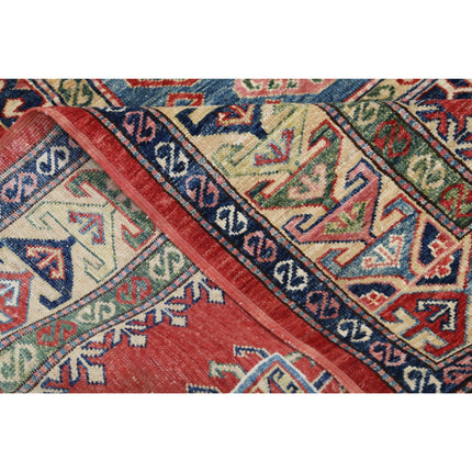 Kazak 4' 9" X 6' 11" Wool Hand Knotted Rug