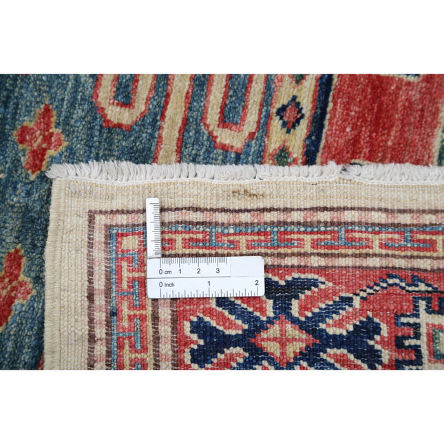 Kazak 4' 1" X 5' 11" Wool Hand Knotted Rug