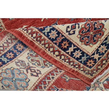 Kazak 5' 7" X 7' 2" Wool Hand Knotted Rug