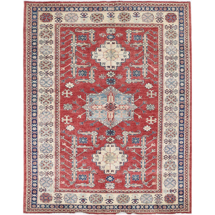 Kazak Wool Hand Knotted Rug IVA0031416 - Natalia Rugs