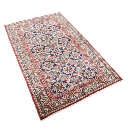 Kazak 3' 10" X 6' 1" Wool Hand Knotted Rug