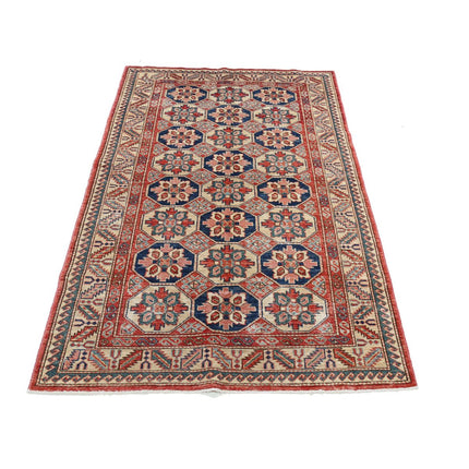 Kazak 3' 10" X 6' 1" Wool Hand Knotted Rug