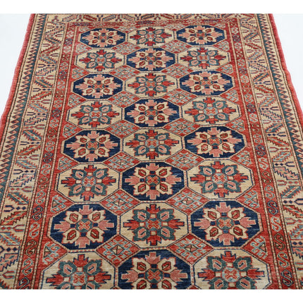 Kazak 3' 10" X 6' 1" Wool Hand Knotted Rug