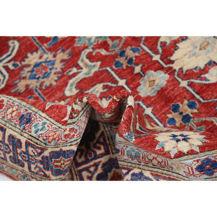 Kazak 5' 5" X 8' 5" Wool Hand Knotted Rug