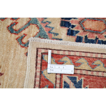 Kazak 4' 0" X 6' 7" Wool Hand Knotted Rug