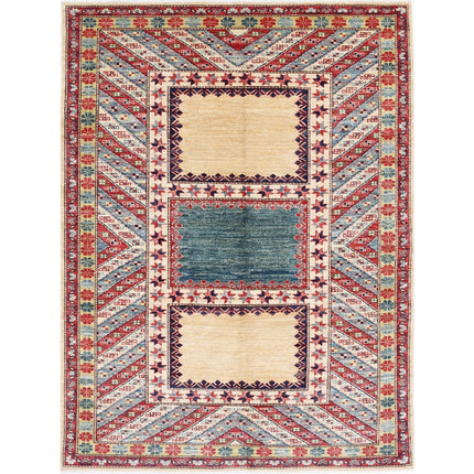 Kazak Wool Hand Knotted Rug IVA0031424 - Natalia Rugs