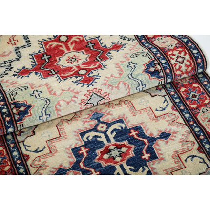 Kazak 2' 7" X 6' 10" Wool Hand Knotted Rug